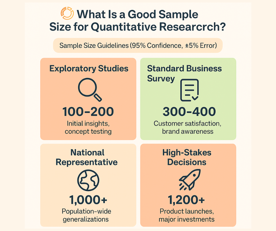 What is a Good Sample Size for Quantitative Research?