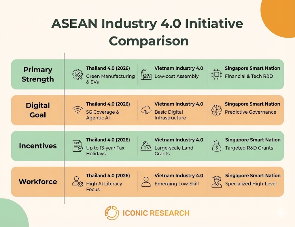 Thailand 4.0 vs. ASEAN Hubs